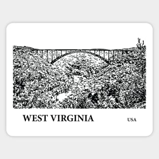 West Virginia USA Sticker